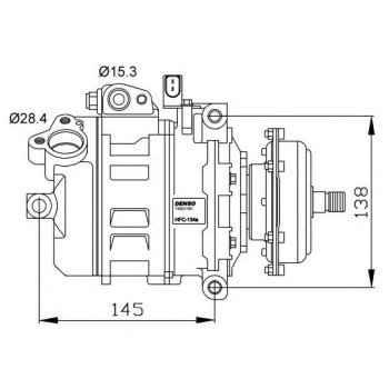 Compresor, aire acondicionado - NFR 32148G