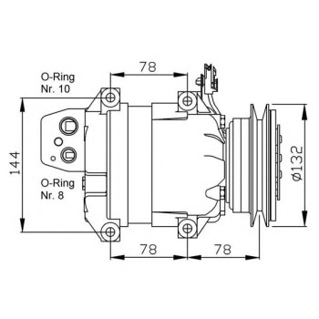 Compresor, aire acondicionado - NFR 32440G