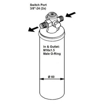 Filtro deshidratante, aire acondicionado - NFR 33024