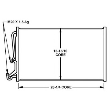 Condensador, aire acondicionado - NFR 35155