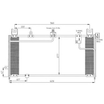 Condensador, aire acondicionado - NFR 35287