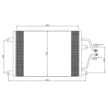 Condensador, aire acondicionado - NFR 35312