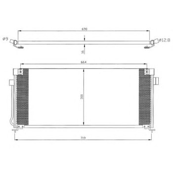 Condensador, aire acondicionado - NFR 35324