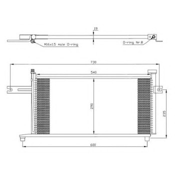 Condensador, aire acondicionado - NFR 35369