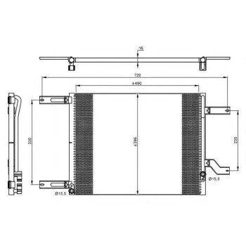 Condensador, aire acondicionado - NFR 35665