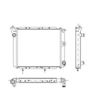Radiador, refrigeración del motor - NFR 504953