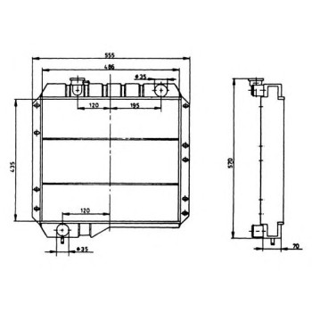 Radiador, refrigeración del motor - NFR 513951