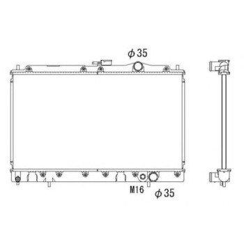 Radiador, refrigeración del motor - NFR 526552