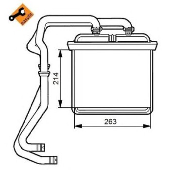 Radiador de calefacción - NFR 54215