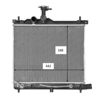 Radiador, refrigeración del motor - NFR 58460