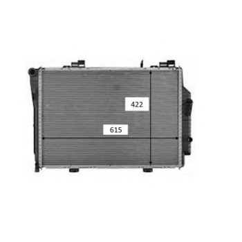 Radiador, refrigeración del motor - NFR 58489