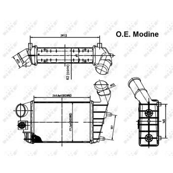 Radiador de aire de admisión - NFR 30142