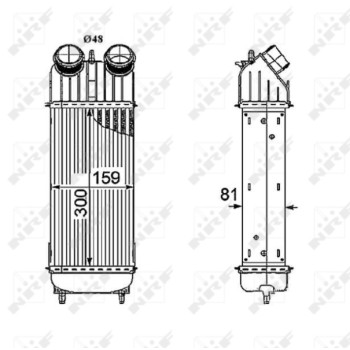 Radiador de aire de admisión - NFR 30196