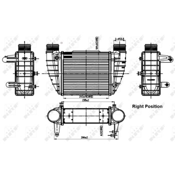 Radiador de aire de admisión - NFR 30252