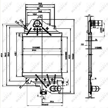 Radiador de aire de admisión - NFR 30865