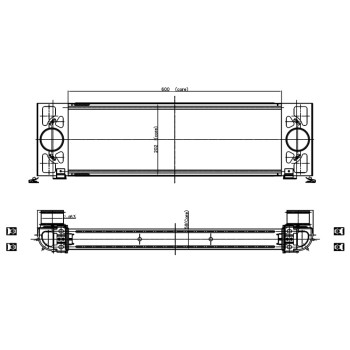 Radiador de aire de admisión - NFR 309039