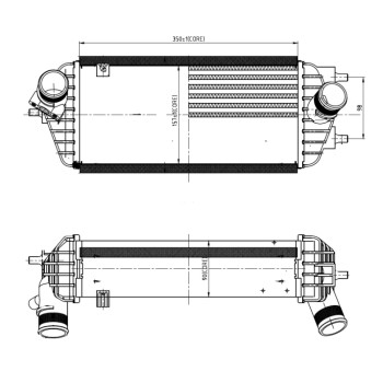 Radiador de aire de admisión - NFR 309053