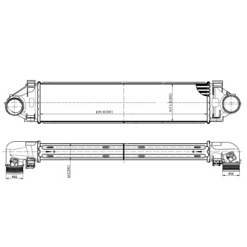 Radiador de aire de admisión - NFR 309064