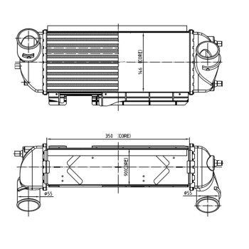 Radiador de aire de admisión - NFR 30989