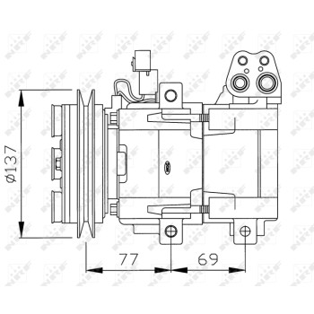 Compresor, aire acondicionado - NFR 32115G