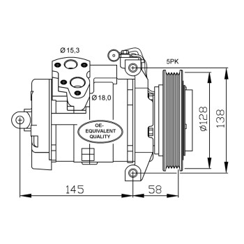 Compresor, aire acondicionado - NFR 32697