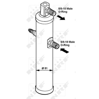 Filtro deshidratante, aire acondicionado - NFR 33022