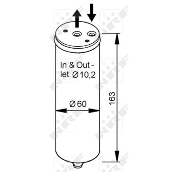 Filtro deshidratante, aire acondicionado - NFR 33023