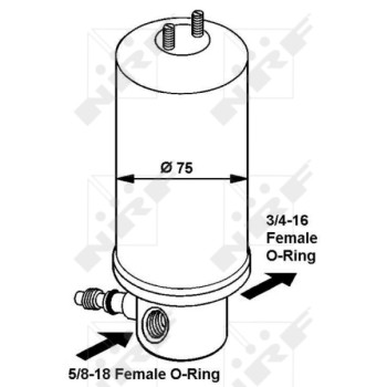 Filtro deshidratante, aire acondicionado - NFR 33061