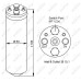 Filtro deshidratante, aire acondicionado - NFR 33122