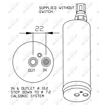 Filtro deshidratante, aire acondicionado - NFR 33181