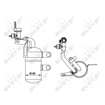 Filtro deshidratante, aire acondicionado - NFR 33290