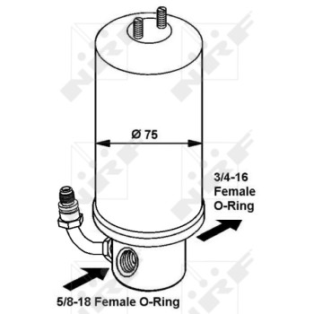 Filtro deshidratante, aire acondicionado - NFR 33325