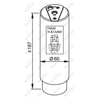 Filtro deshidratante, aire acondicionado - NFR 33327