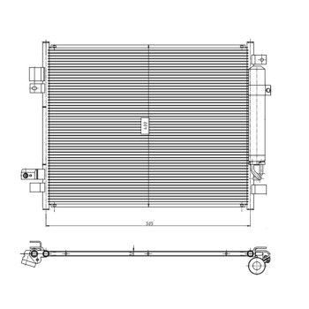 Condensador, aire acondicionado - NFR 350418