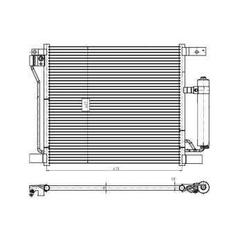 Condensador, aire acondicionado - NFR 350422