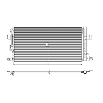 Condensador, aire acondicionado - NFR 350463