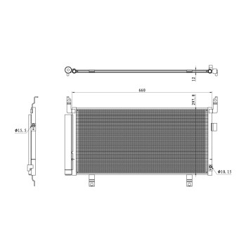 Condensador, aire acondicionado - NFR 350468