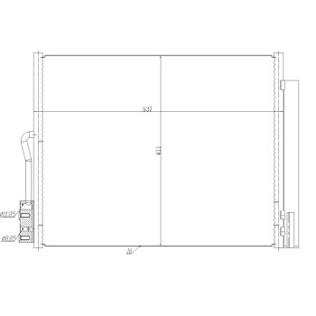 Condensador, aire acondicionado - NFR 350478