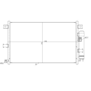 Condensador, aire acondicionado - NFR 350481