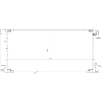 Condensador, aire acondicionado - NFR 350498