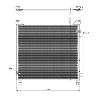 Condensador, aire acondicionado - NFR 350499