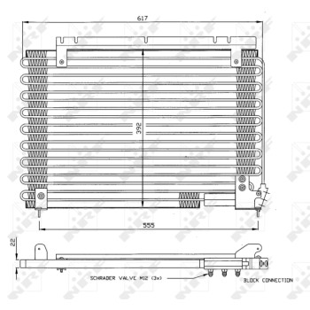 Condensador, aire acondicionado - NFR 35191