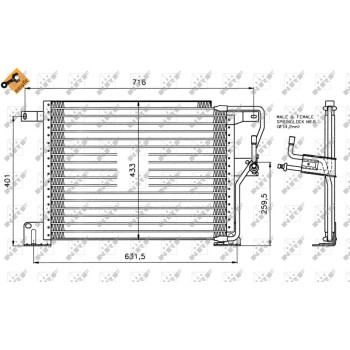 Condensador, aire acondicionado - NFR 35221