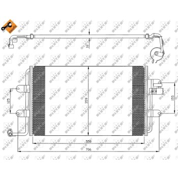 Condensador, aire acondicionado - NFR 35300