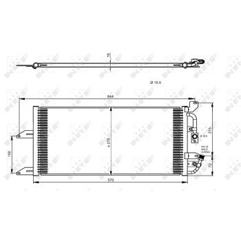 Condensador, aire acondicionado - NFR 35335