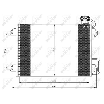 Condensador, aire acondicionado - NFR 35340