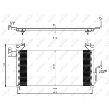 Condensador, aire acondicionado - NFR 35386