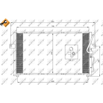 Condensador, aire acondicionado - NFR 35396