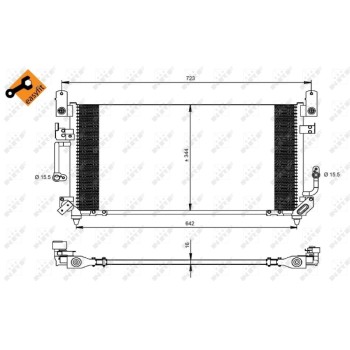 Condensador, aire acondicionado - NFR 35423