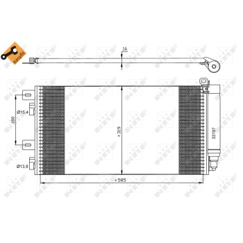 Condensador, aire acondicionado - NFR 35481